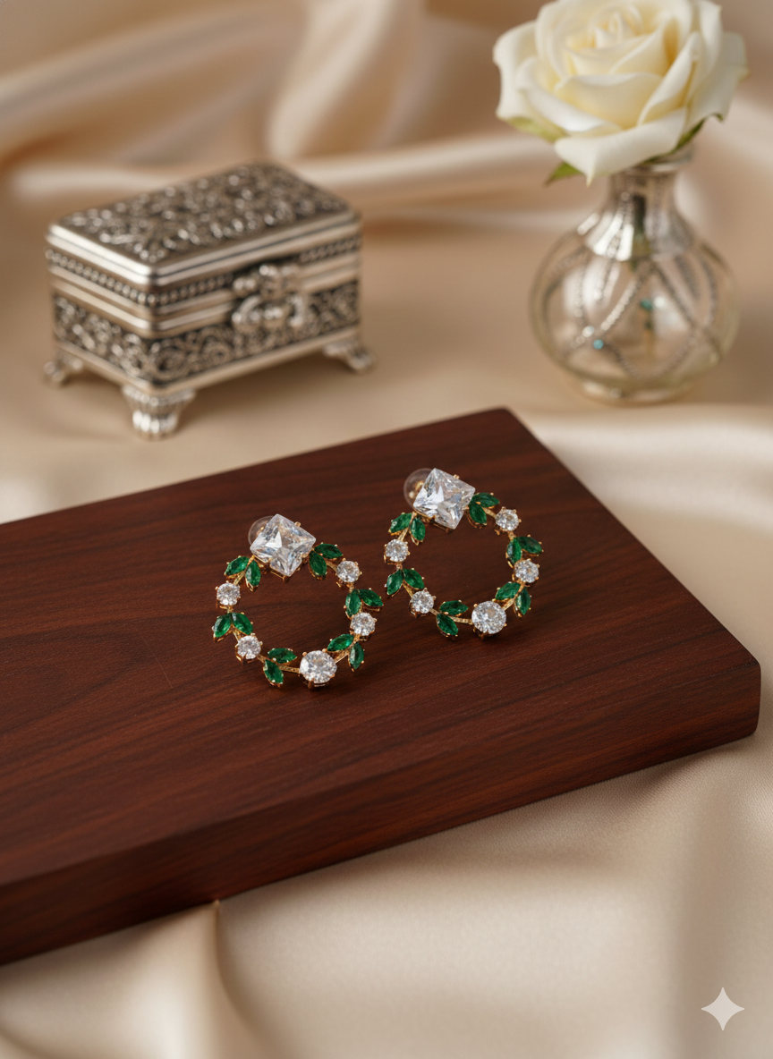 Gemstone Earring