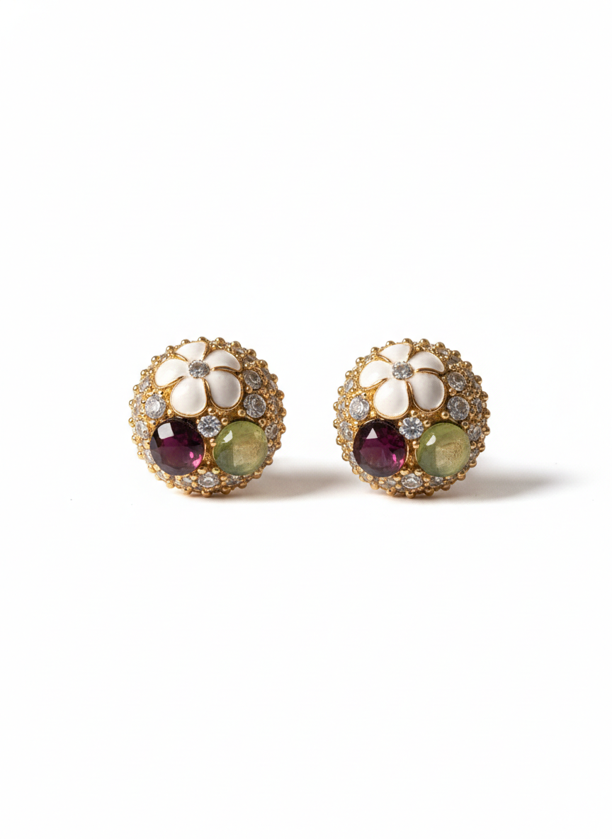 Gemstone Earring