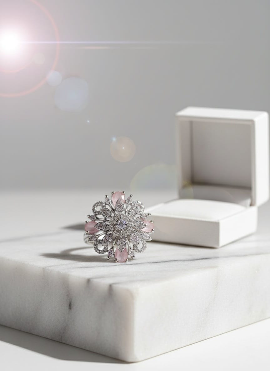 Diamond Cut Finger Ring