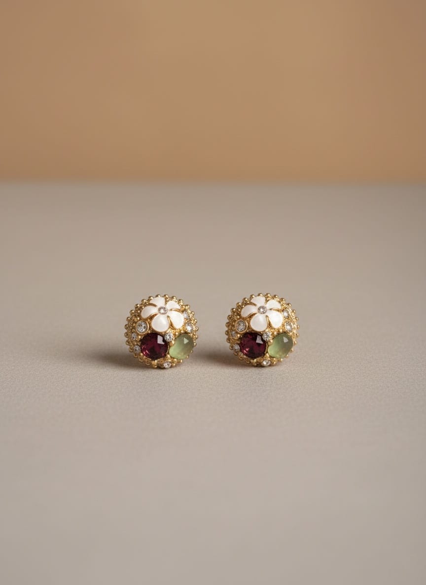 Gemstone Earring