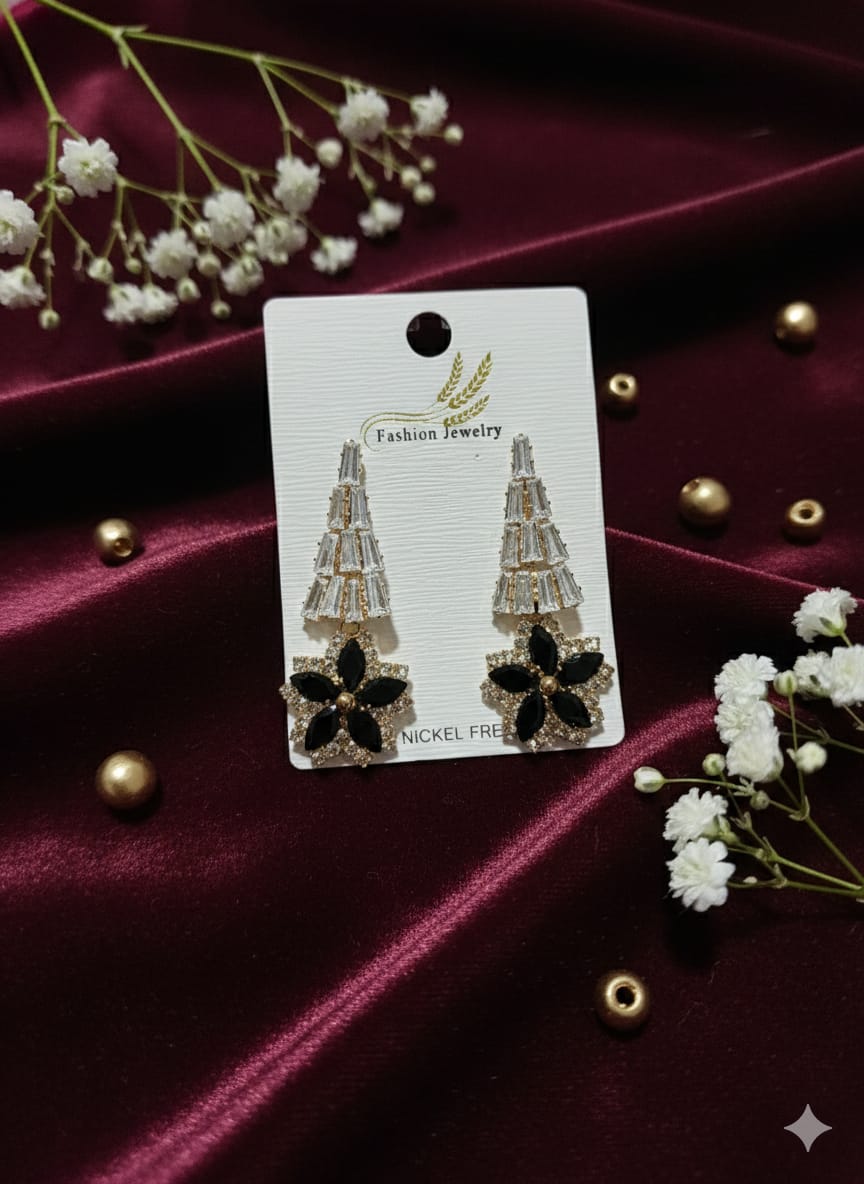 Midnight Royale Cascade Earrings