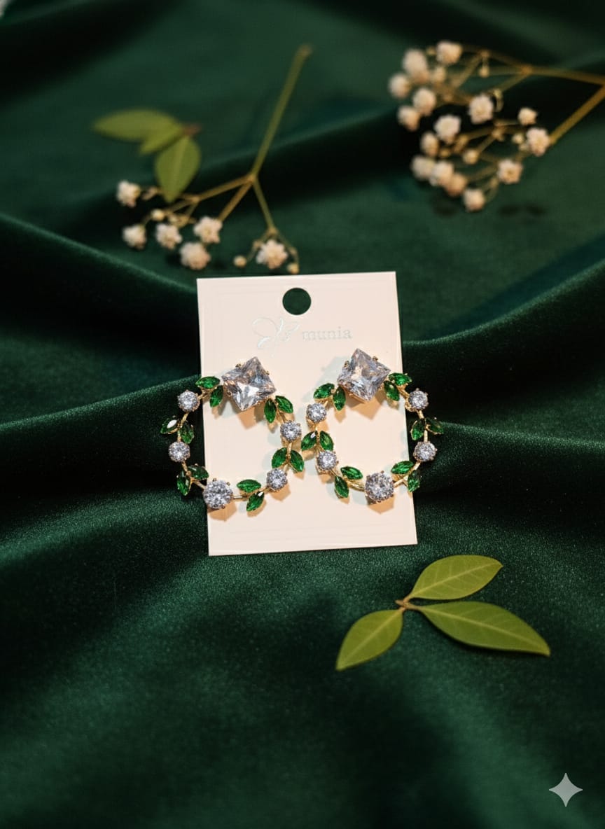 Gemstone Earring