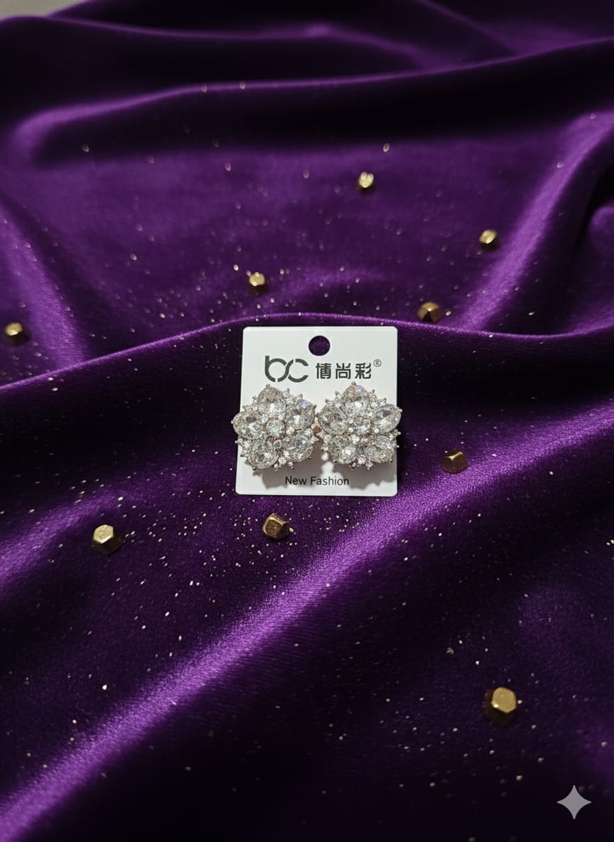Crystal Bloom Luxe Studs
